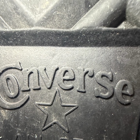 CONVERSE Chuck Taylor Black All Star Street Goth Mid-Top Sneaker Skateboard 8.5 - Picture 6 of 12